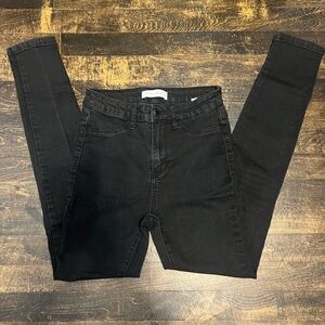 Flying Monkey Black Skinny Jeans High-Rise Stretch